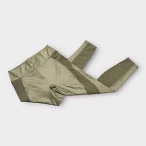 Fabletics Motion365 Contour High Waisted Legging Size Large Dark‎ Moss Shine